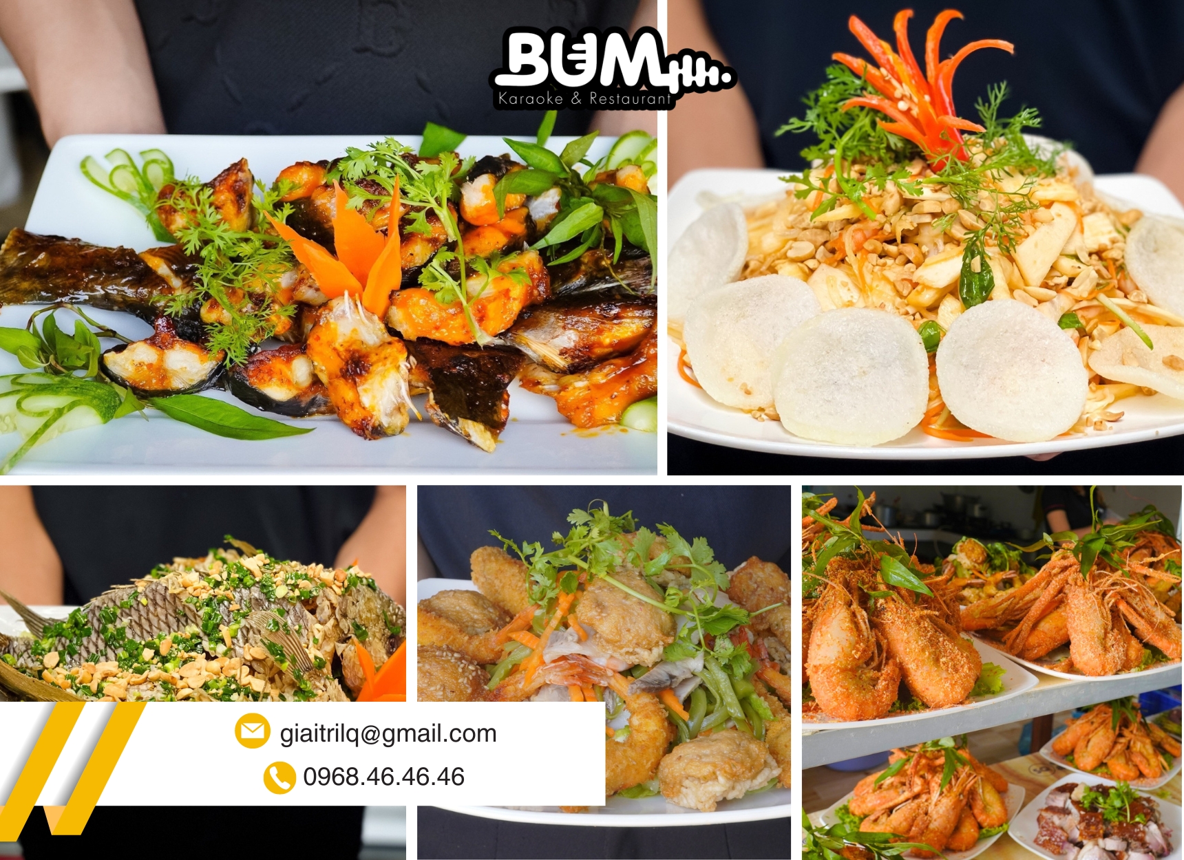 Đội ngũ nhân viên chuyên nghiệp và menu món ăn đa dạng